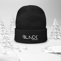 Embroidered Beanie- Black Is Power